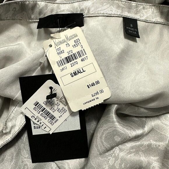 Womens ATM Anthony Thomas Melillo 100% Silk Skirt Stone Print Size S Small - Picture 7 of 7